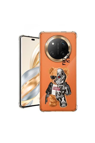 bestcase ¬Æ Husa pentru Honor Magic7 Lite, Anti Shock 1.5MM, Half Robot Half ...