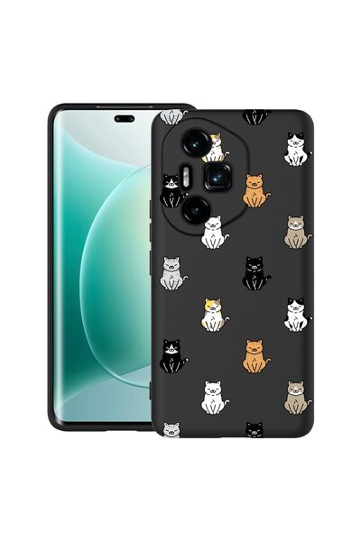 bestcase Θήκη για Honor 300 Pro / 300 Ultra με σχέδιο γάτας, TPU Ματ Εξαιρετι...