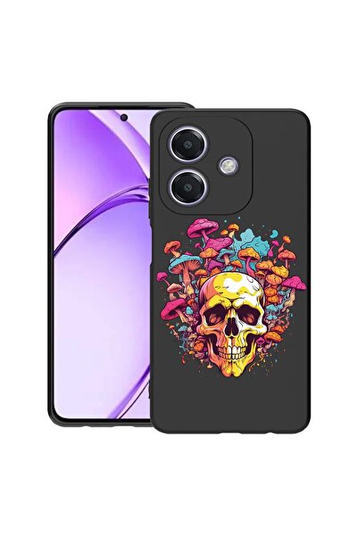 bestcase Husă pentru OPPO A60 5G / A40 / A40M, Culori de vis - Craniu și ciup...