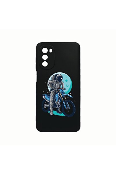 bestcase Husa Silicon, Compatibila cu Motorola Moto G82 / Moto G52, Astronaut...