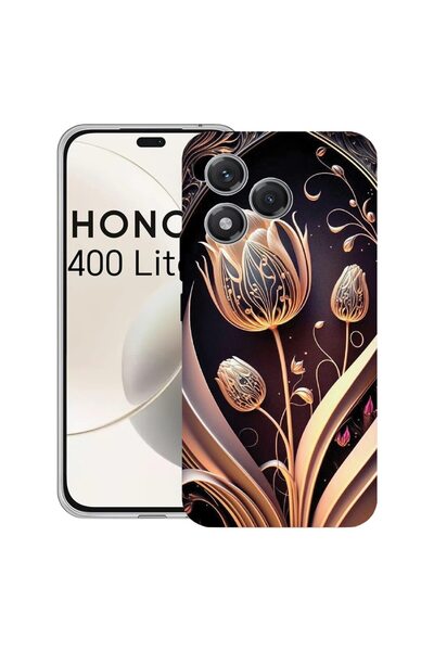 bestcase Husa pentru Honor 400 Lite 5G, BestCase¬Æ Clear Silicon 2MM, Golden ...