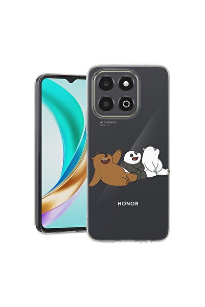 bestcase Διαφανής Λεπτή Θήκη Σιλικόνης Συμβατή με Honor X6c, Bears, 3119582 T...