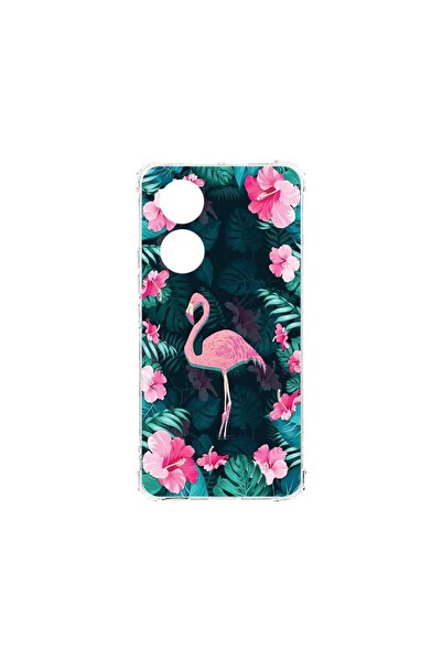 bestcase Αντικραδασμική Θήκη 1.5MM, Συμβατή με OPPO A38 4G / A18 4G, Φλαμίνγκ...