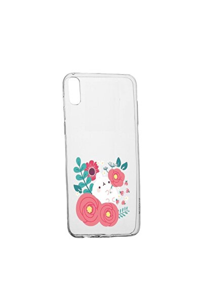 bestcase Husa Rabbit in flowers, pentru Motorola Moto E6, rezistenta la uzura...