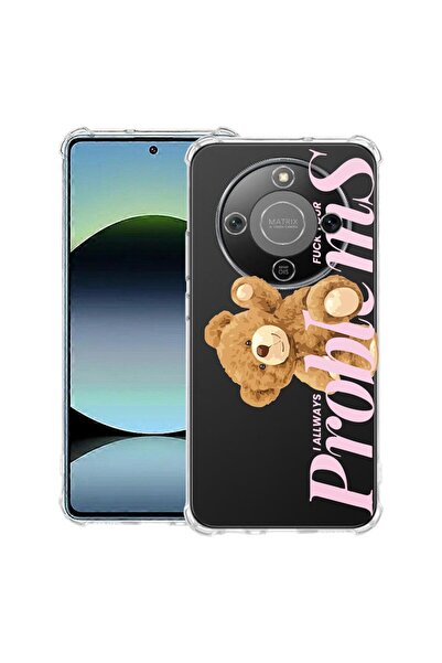 bestcase Husă Antișoc 1.5mm Compatibilă cu Honor Magic8 Lite, cu Design Ursul...