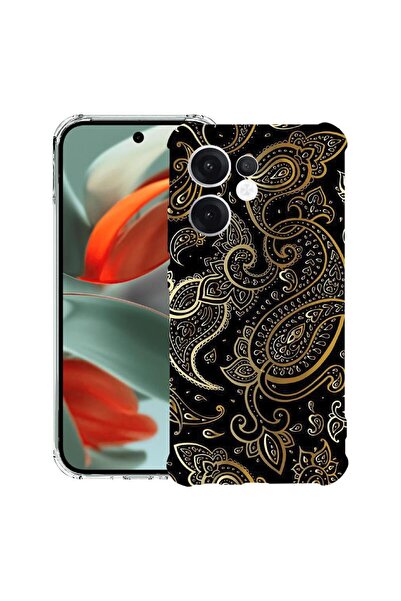 bestcase ¬Æ Husa compatibila OPPO Reno13 F 5G, Anti Shock 1.5MM, Golden Patte...