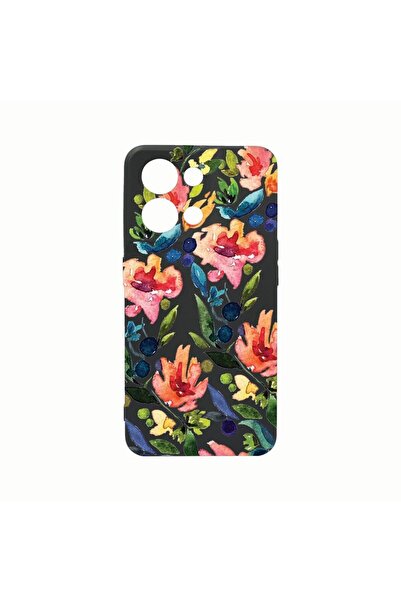 bestcase Husa Silicon, Compatibila Cu Oppo Reno8 Pro, Flowers Collection Past...