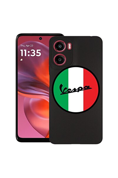 bestcase ¬Æ Husa pentru Motorola Moto G05, Vespa, Slim Silicon 0.8MM, Antisoc...