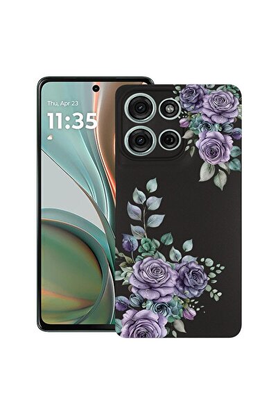 bestcase ¬Æ Husa TPU Ultra Slim Compatibila cu Motorola Edge 50 Pro, Floral -...