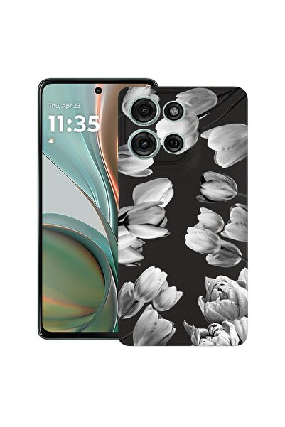 bestcase ¬Æ Husa TPU Ultra Slim Compatibila cu Motorola Edge 50 Pro, Floral -...