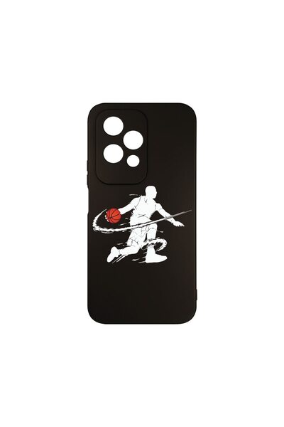 bestcase ¬Æ Husa Premium Silicon, Compatibila Cu Honor 200 Lite, Basketball, ...