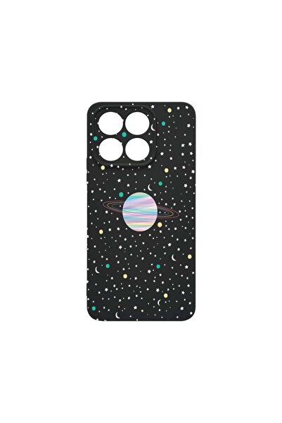 bestcase Λεπτή Θήκη Σιλικόνης 0.8MM, Συμβατή με Honor X6a, Universe, Planets,...