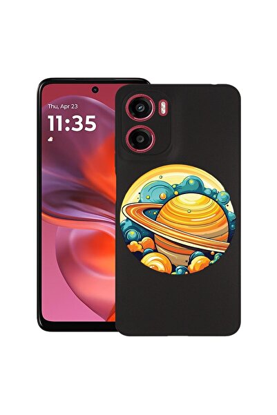 bestcase ¬Æ Husa pentru Motorola Moto G05, Planet - Saturn, Slim Silicon 0.8M...