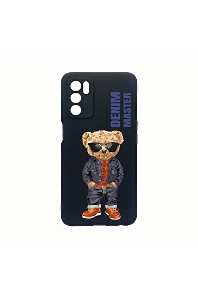 bestcase Husa Silicon, Compatibila Cu Oppo A16s, Denim Master - Teddy Bear, R...