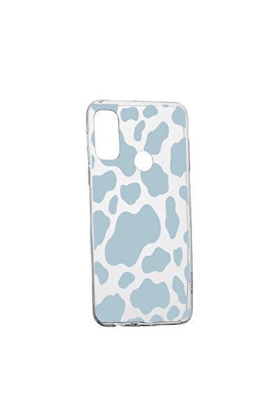 bestcase Husa Silicon Compatibila Cu Oppo A15 , Blue Cow, rezistenta la uzura...