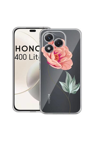 bestcase Husa pentru Honor 400 Lite 5G, BestCase¬Æ Clear Silicon 2MM, Rose, A...