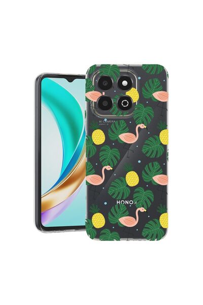 bestcase ¬Æ Husa Clear Slim Silicon Compatibila cu Honor X6c, Flamingo, 31195...
