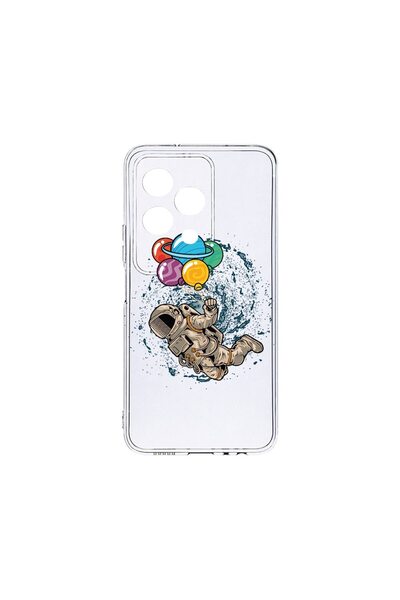 bestcase ¬Æ Husa Clear Silicon 2MM, Compatibila Cu Honor 200 Lite, Happy Astr...