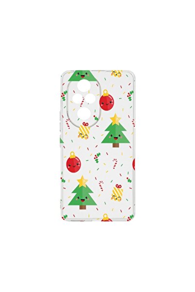 bestcase ¬Æ Husa Clear Silicon 2MM, Compatibila Cu Honor 200, Xmas Tree, Anti...