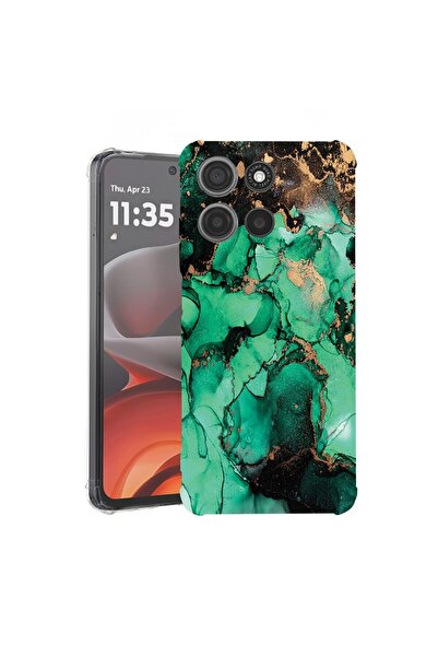 bestcase ¬Æ Husa pentru Motorola Moto G15, Anti Shock 1.5MM, Dark Marble, Pro...
