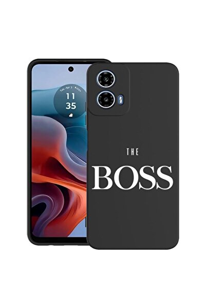 bestcase Θήκη για Motorola Moto G45 με σχέδιο The Boss, TPU Ματ Εξαιρετικά Λε...