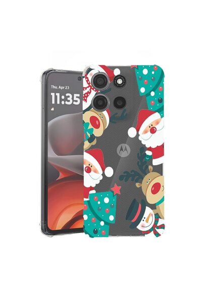 bestcase ¬Æ Husa Anti Shock Compatibila cu Motorola Edge 60 Neo, Xmas, Protec...