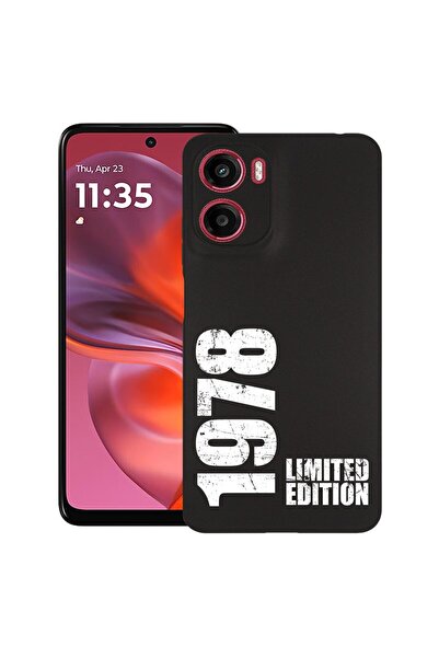 bestcase ¬Æ Husa Slim Silicon pentru Motorola Moto E15, Limited Edition 1978,...
