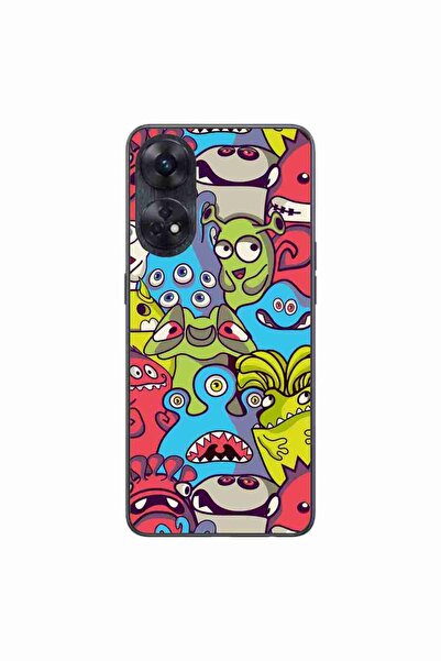 OEM Husa compatibila cu Oppo Reno8 T 4G Silicon Gel Tpu Model Squishi Monsters