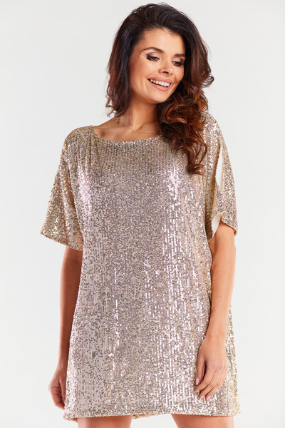 Awama Women's dress, Awama, One size, Beige
