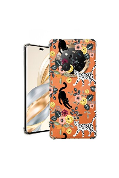bestcase ¬Æ Husa pentru Honor Magic7 Lite, Anti Shock 1.5MM, Cat Pattern, Pro...