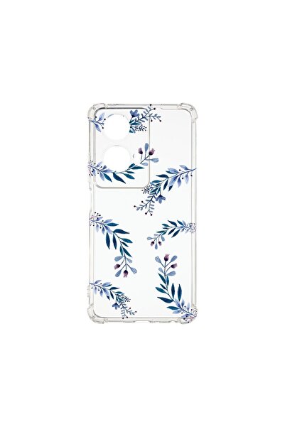 bestcase Husa pentru Motorola Moto G35, BestCase¬Æ Anti Shock 1.5MM, Blue Flo...
