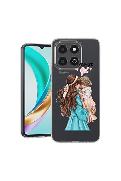bestcase ¬Æ Husa Clear Slim Silicon Compatibila cu Honor X6c, Mommy's Girl, 3...