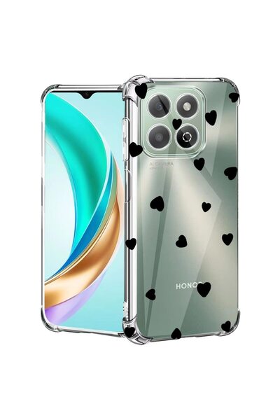 bestcase Θήκη συμβατή με Honor X8C, Αντικραδασμική 1.5MM, Σχέδιο καρδιάς, Προ...