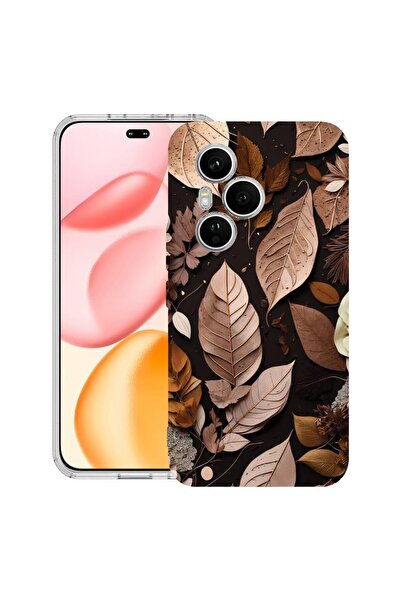 bestcase ¬Æ Husa Clear Silicon pentru Honor 400 Pro, Autumn Feathers, 2036424...