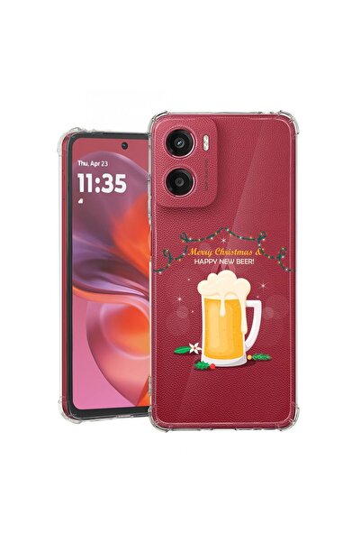 bestcase ¬Æ Husa pentru Motorola Moto G05, Anti Shock 1.5MM, Happy New Beer!,...