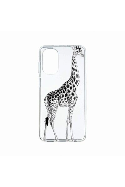 bestcase Θήκη σιλικόνης, Συμβατή με Motorola Moto G62 5G, Καμηλοπάρδαλη, Ανθε...