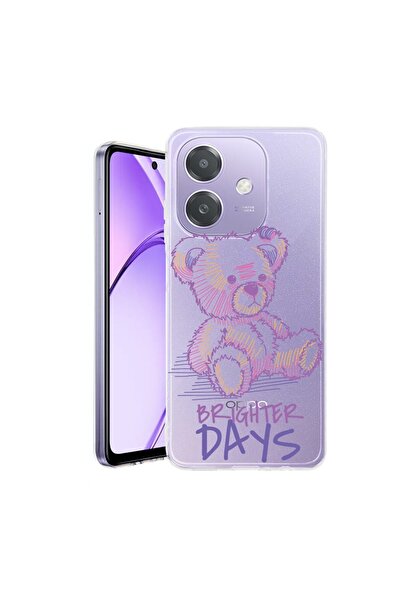 bestcase Husă pentru OPPO A40 / A40M, BestCase® Silicon transparent 2MM, Ursu...