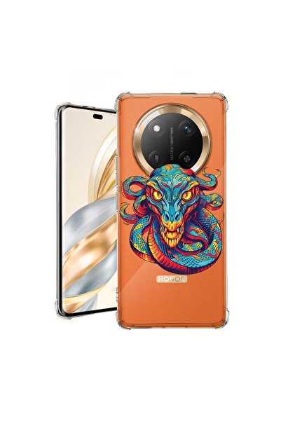 bestcase Калъф за Honor Magic7 Lite, Удароустойчив 1.5ММ, Дракон в мечтани цв...