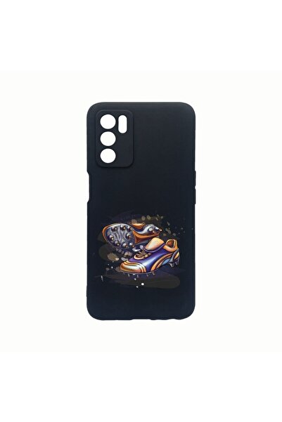 bestcase Husa Silicon, Compatibila cu Oppo A16s, Football Shoes, Rezistenta l...