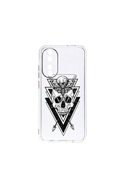 bestcase Διαφανής Θήκη Σιλικόνης 2MM, Συμβατή με Honor 90 5G, Σχέδιο Κρανίου,...