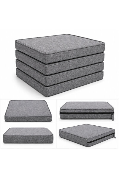 EA HOME ROYALE COMFORT KETEN FİTİLLİ GRİ 53x46cm Sandalye ölçüsüne uygundur. ...