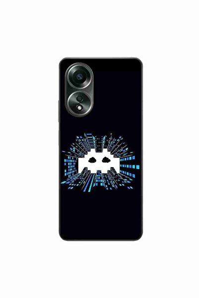 OEM Husa compatibila cu Oppo A58 4G Silicon Gel Tpu Model Sky Invaders