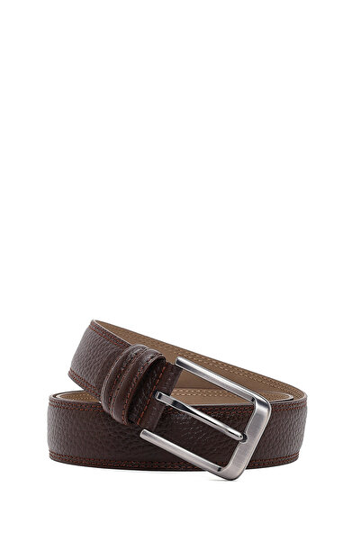 Derimod Men's Brown Leather Belt 000A2D13072Ft