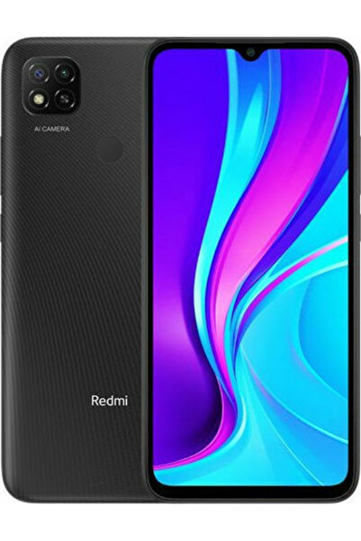 Xiaomi Redmi 9C Phone, 6.53-inch Display, 32GB, Dual SIM, Midnight Gray