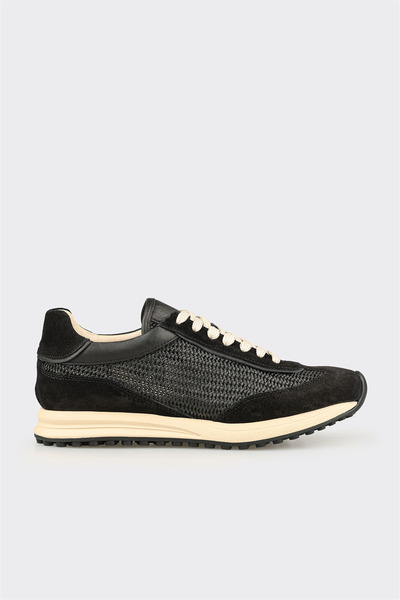 Elle Shoes Siyah Deri Erkek Spor Ayakkabı
