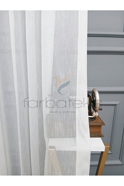 Taç Exculusive Melike Ironing Μην Ζημιάτε Πτυχωτή Κουρτίνα από Τούλι 3 στρώσεων