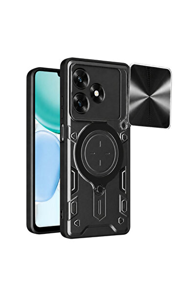 Evolium Phone Case for Honor X5c Plus, Camera Protection, with Stand, TPU, Ev...