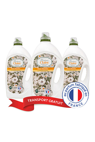 Madame Claire PACHET FAMILIE 3 BUCĂȚI - Detergent lichid - 4l + 250ml bonus x 3