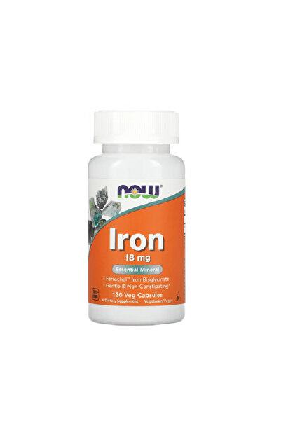 Now Foods Iron 18mg 120 capsule -