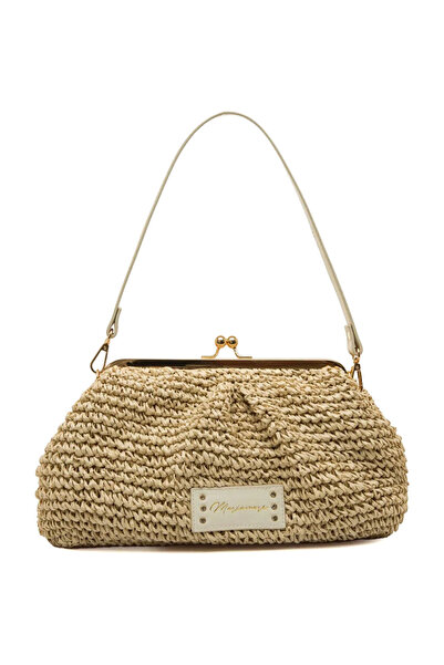 Maria Mare MariaMare μπεζ τσάντα clutch SIROCO